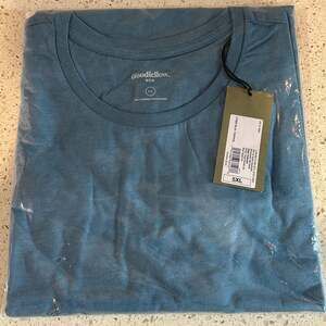 NWT BLUE Goodfellow Crew Neck Short Sleeve